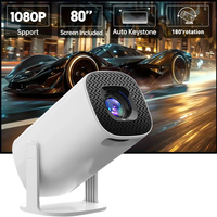 P30PRO Mini Projector, 1080p Supported, Suitable For Outdoor/Living Room/Office/Home Theater, Etc, Upgrated HY300