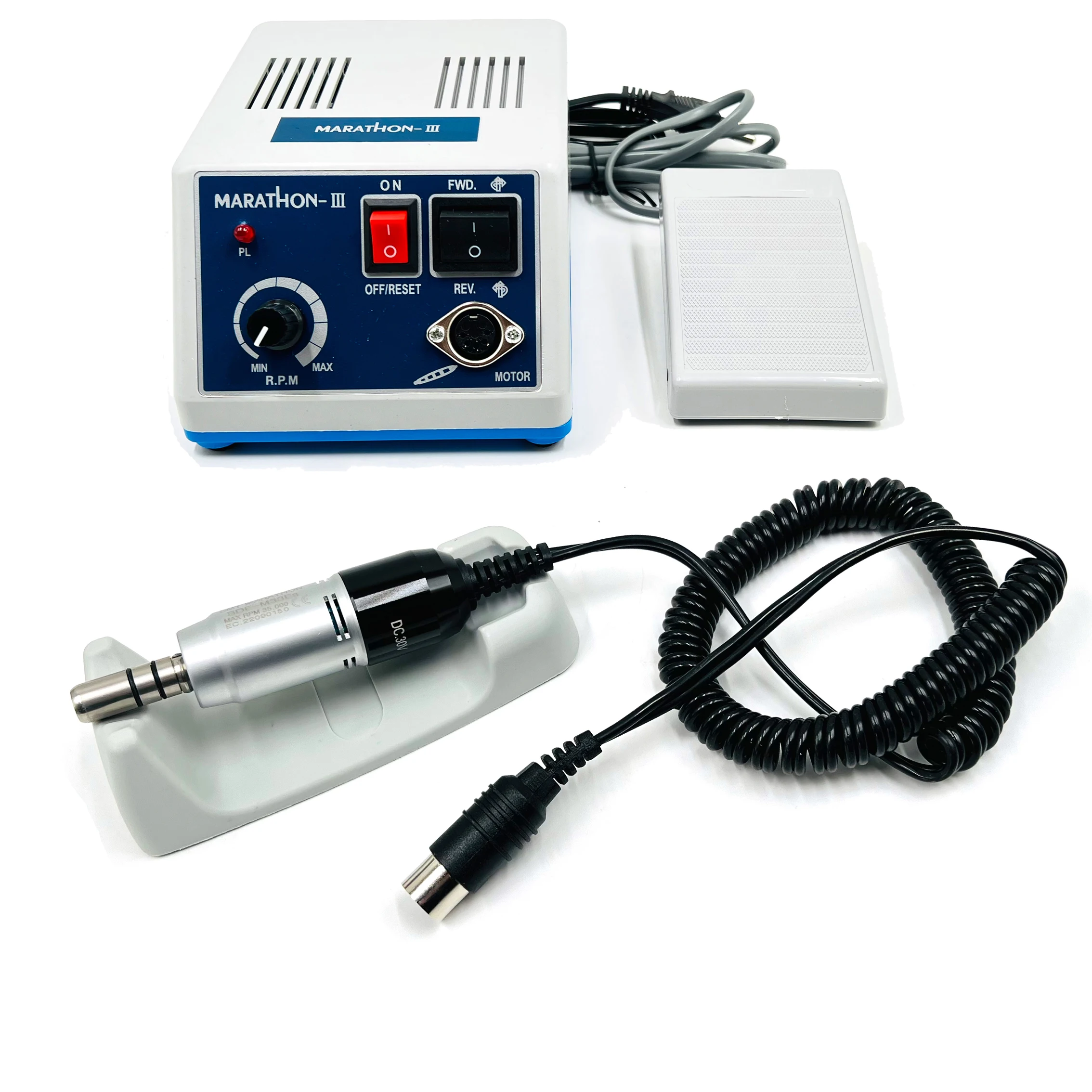 Dental Lab SMT MARATHON Micromotor Machine N3 + Electric Micro Motor M33ES E Type Motor