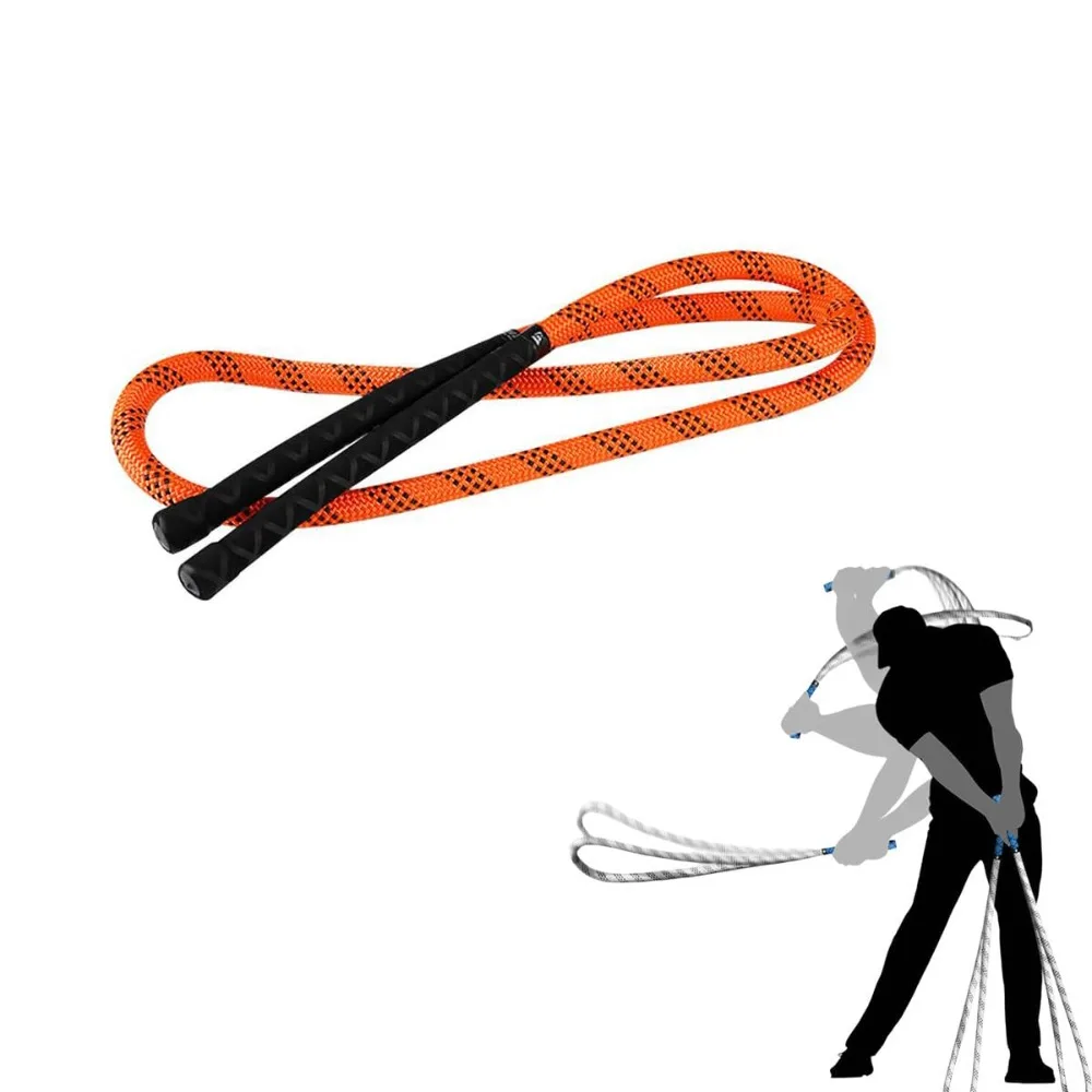 Assistenza all'esercizio Golf Swing Rope Trainer corda pratica Warm-up Golf Speed Practice Equipment flessibilità ritmo