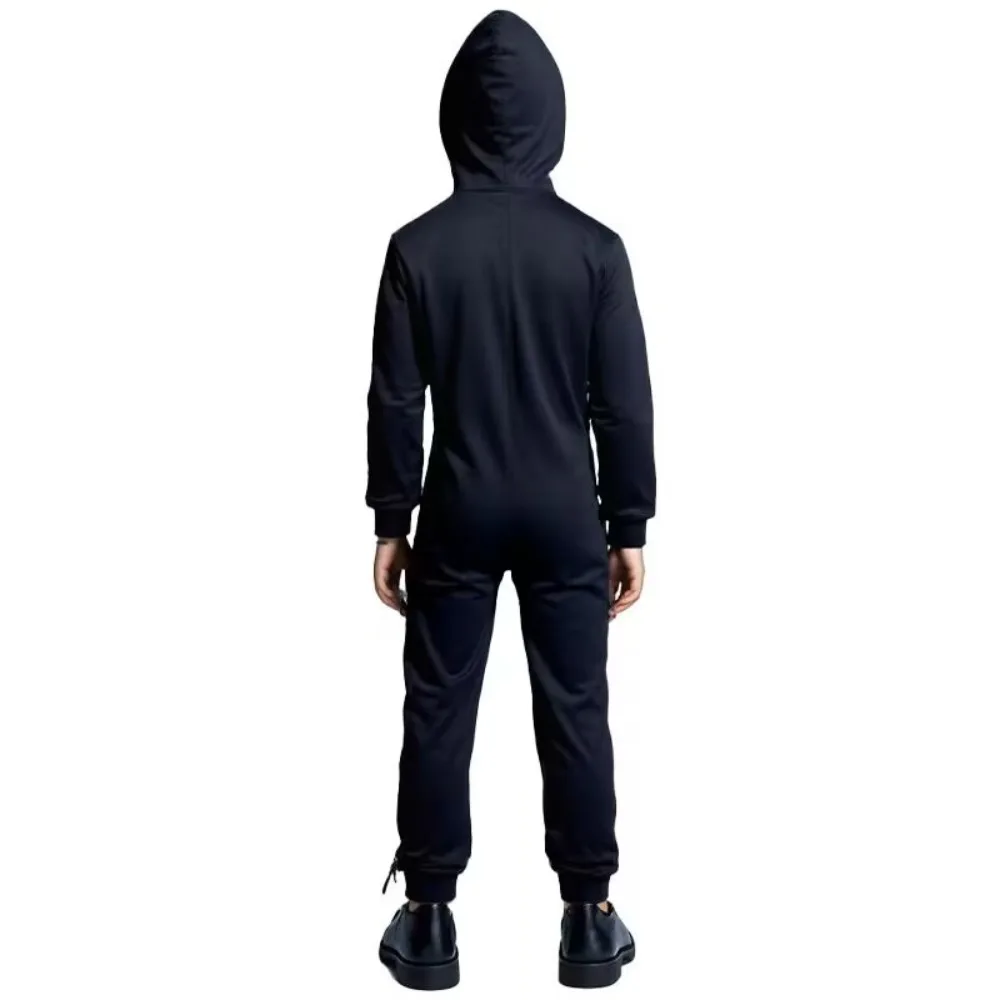 Halloween Glow-in-the-Dark Skeleton Onesie - Fluorescent Skeleton Bodysuit, Grim Reaper Funny Performance Cosplay Costume