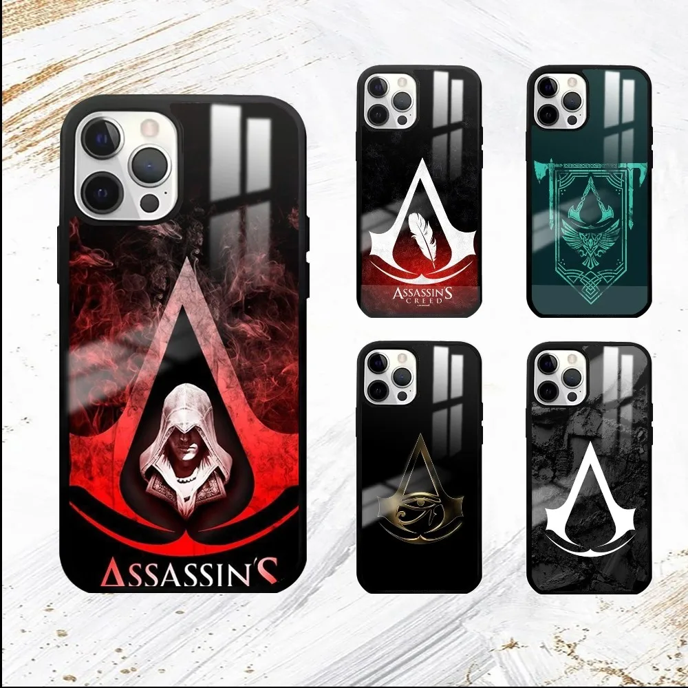 A-Assassin creed Phone Case For iPhone 16 15 14 13 12 11 Pro Max Plus Mini PC Fashion High Quality mirror phone case