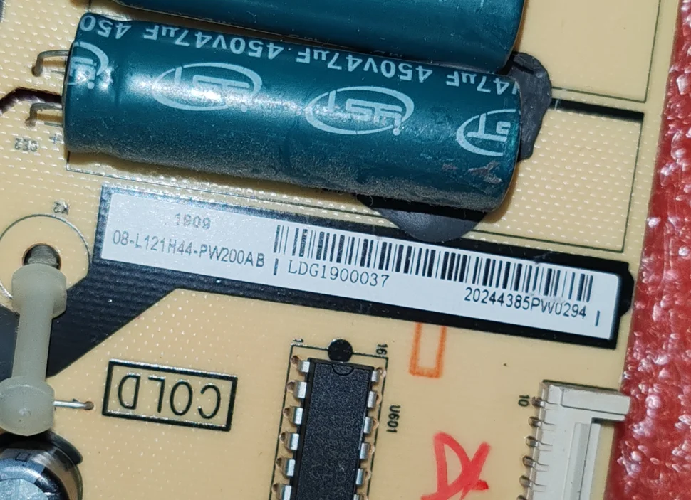 40-L121W4-PWE1CG   LED TV power board, tested well, physical photo