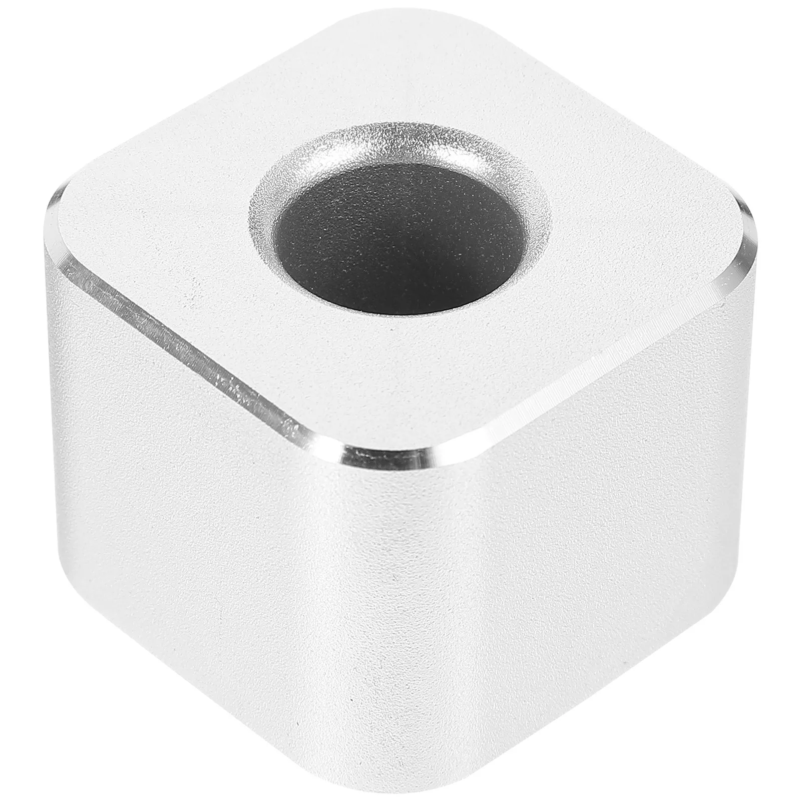 

Stylish Metal Cube Pen Holder for Desk Single Pen Storage Base Ideal for Fountain Pens Quill Pens Office Accessories
