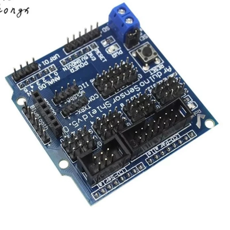 V5.0 sensor shielding extension is suitable for the arduino electronic block robot accessory sensor shielding V5 expansion