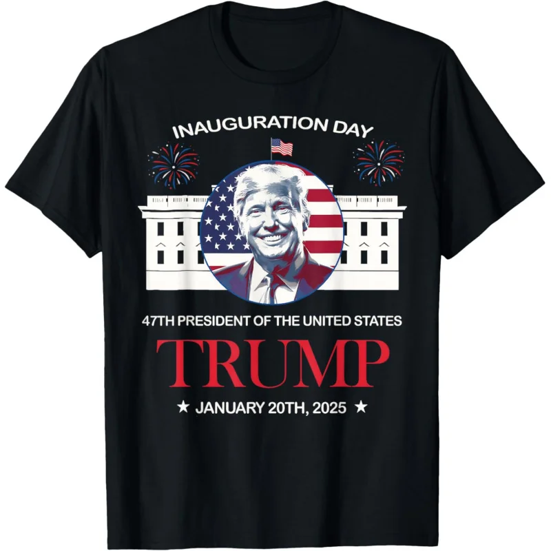 Trump Polish Day 2025 Trump 47 Trump won president 47 T-shirt loose unisex style