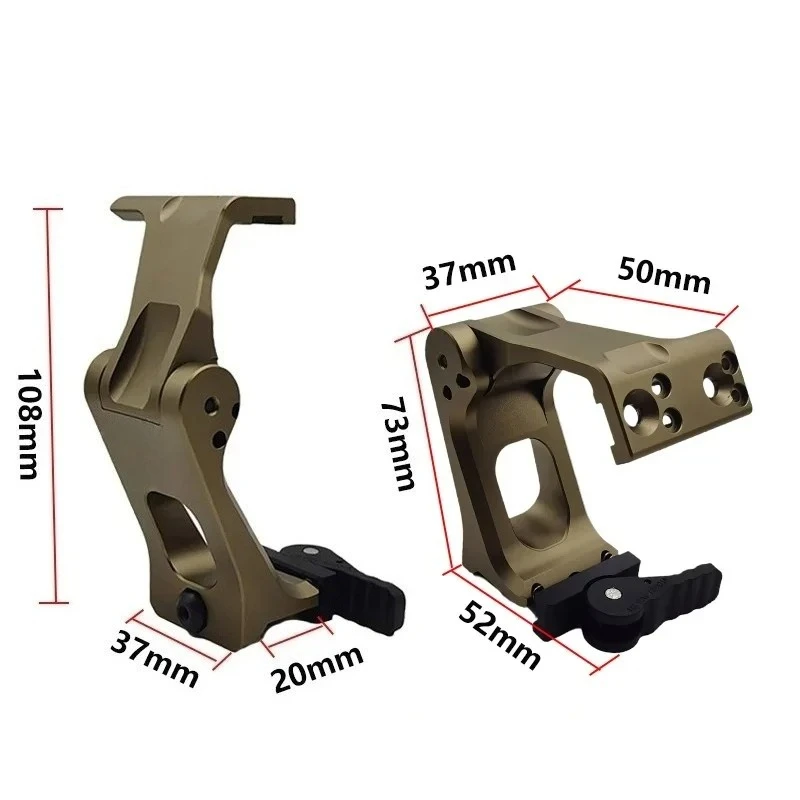 التكتيكية GB * S هيدرا جبل الناهض نطاق جبل ل T01 T02 E-PS 558 المجسم ريد دوت البصر PEQ-15 كشاف ضوء