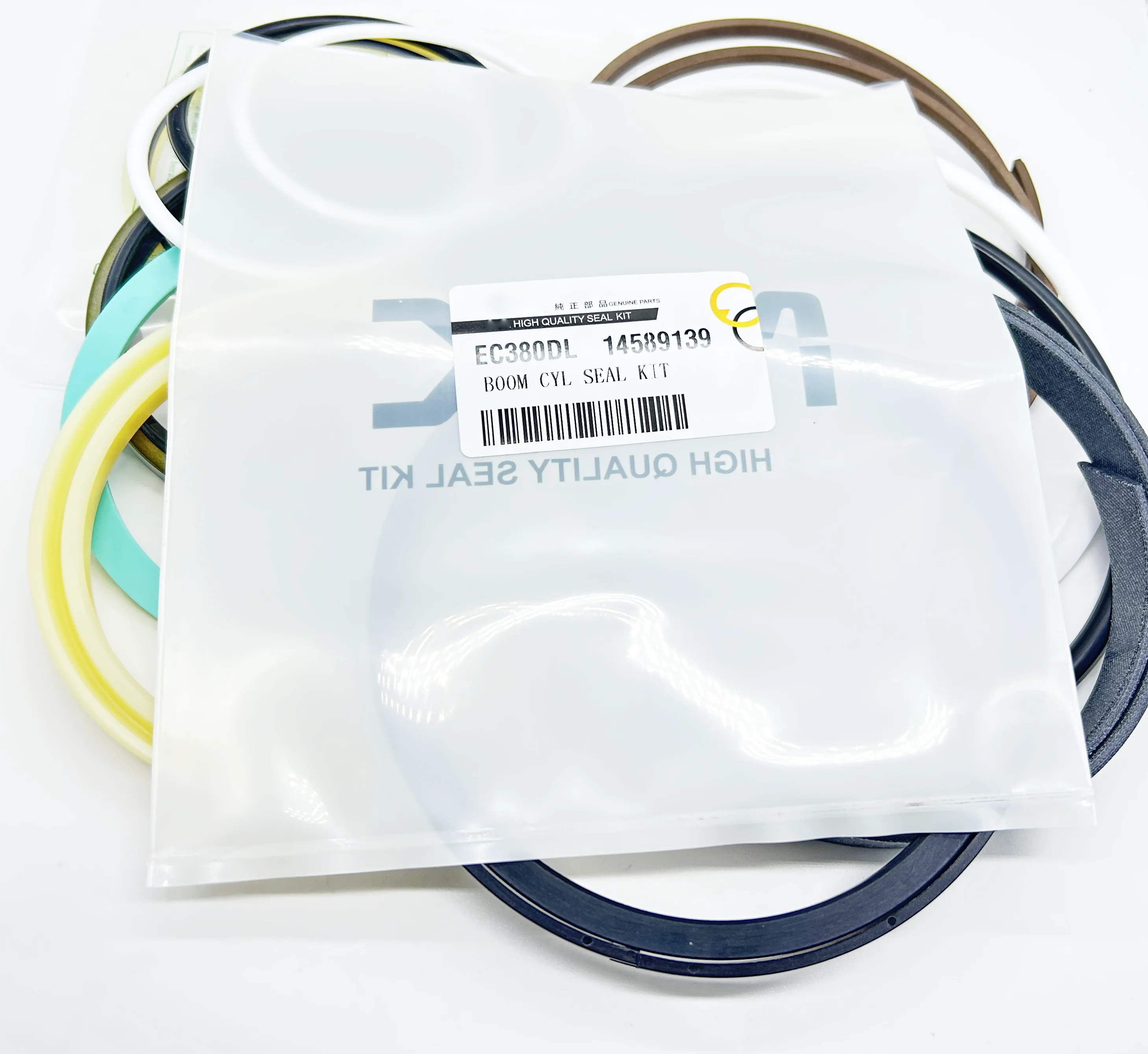 

Ремкомплект уплотнений гидроцилиндра EC380DL 14589139 для строительной техники, уплотнения гидроцилиндра стрелы экскаватора