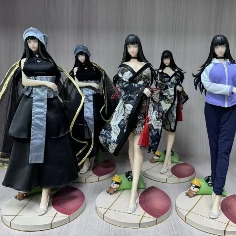 ฟิกเกอร์อนิเมะเกม ฮิโนะตะ ฮิยูกะ ขนาด 45 ซม. เสื้อผ้าเปลี่ยนได้ ของสะสมอนิเมะ โมเดลตั้งโต๊ะ ของตกแต่ง ของขวัญวันหยุด