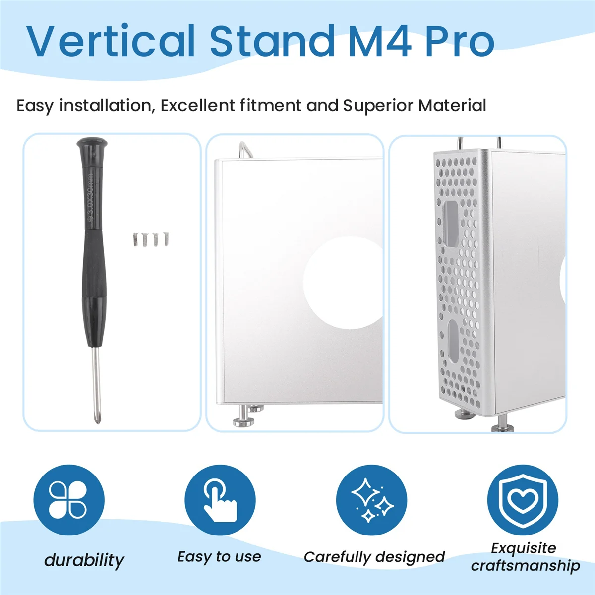 

【Найвичайшая цена!】Для Mac Mini M4/M4 Pro Вертикальная подставка Компьютерный чехол Защитный чехол Компьютерные аксессуары для Mac Mini M4/M4 Pro