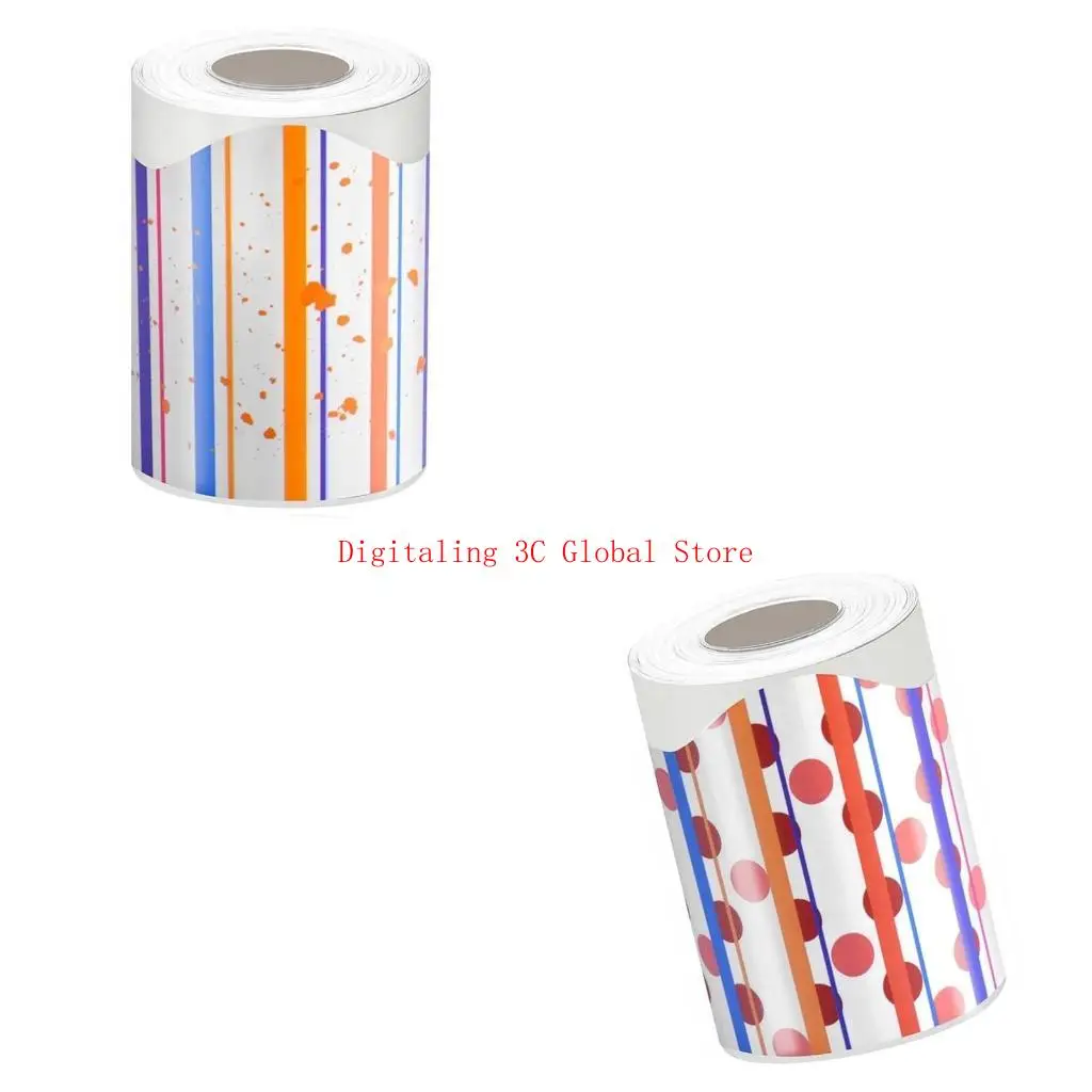 

10 м глиняная обрезка границы с красочными точками.