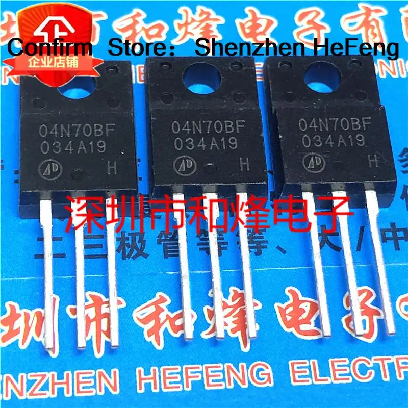 5PCS-10PCS 04N70BF AP04N70BF TO-220F MOS 700V 4A On Stock New And Original