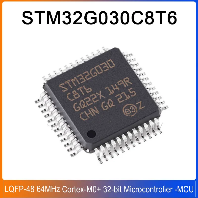 5-20pcs STM32G030C8T6 LQFP-48 STM32G030 C8T6 64MHz 64KB Flash Cortex-M0+ 32-bit Microcontroller -MCU