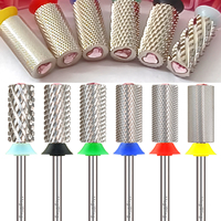 MagiBling Heart Shape Diamond Top Large Barrel Carbide Nail Drill Bit Cutter Left Right Hand Use Gel Polishing Remover 3/32\