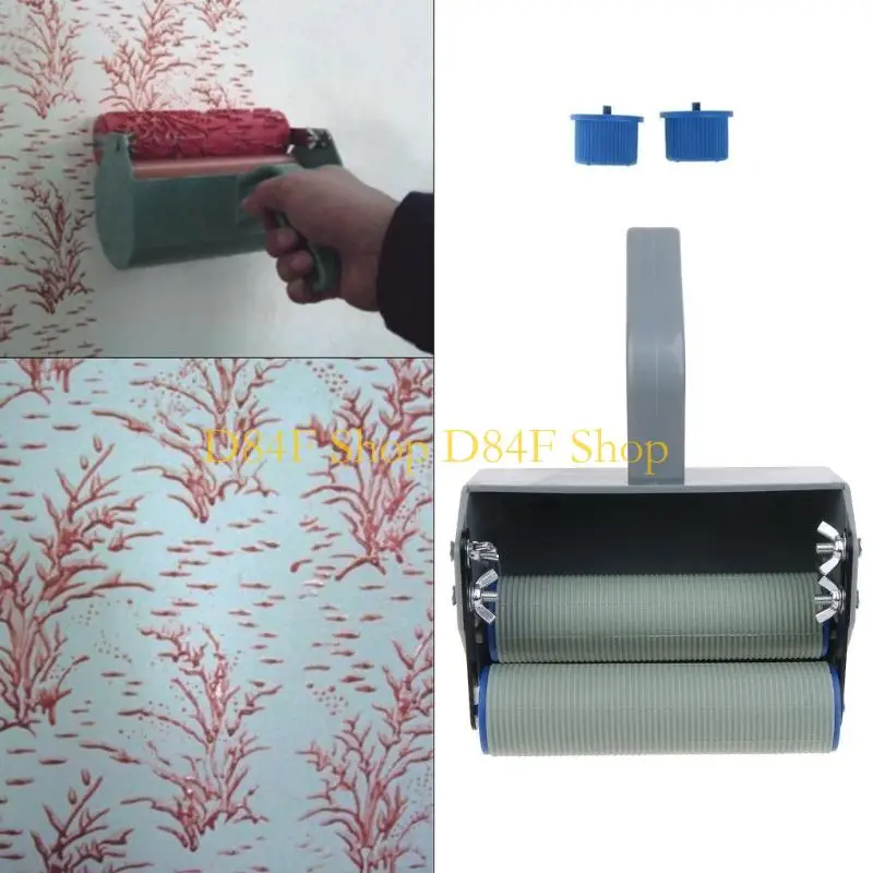 D84F Single Color Decoration Paint Painting Machine For 5 Inch Wall Roller Brush Tool