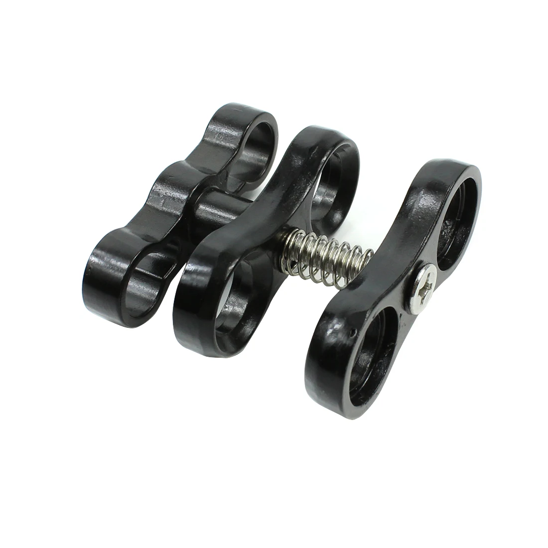 Verbesserter 1-Zoll-Kugel-Schmetterlings-Clip aus Aluminiumlegierung, Tauchlichter-Arm, 360-Grad-Halterung, Adapter für Gopro Osmo Kamera-Zubehör – Detail 17