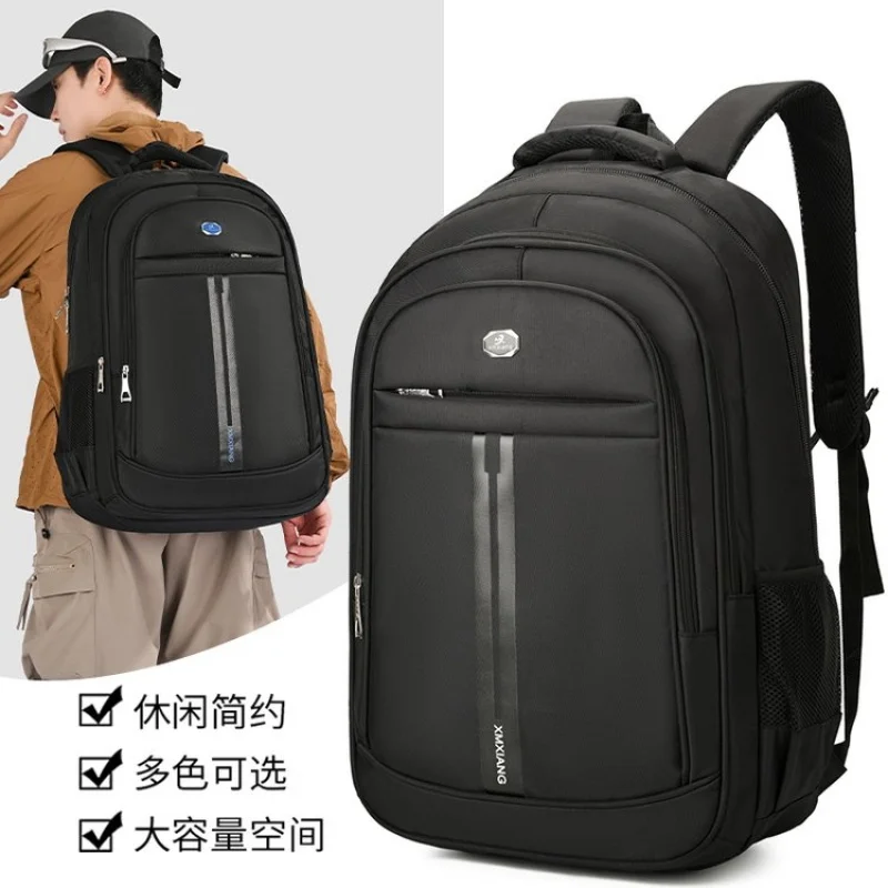 Men Multifunction Charging Fashion Business Casual Travel Anti-Theft Waterproof 17 inch Laptop Backpack School Bag