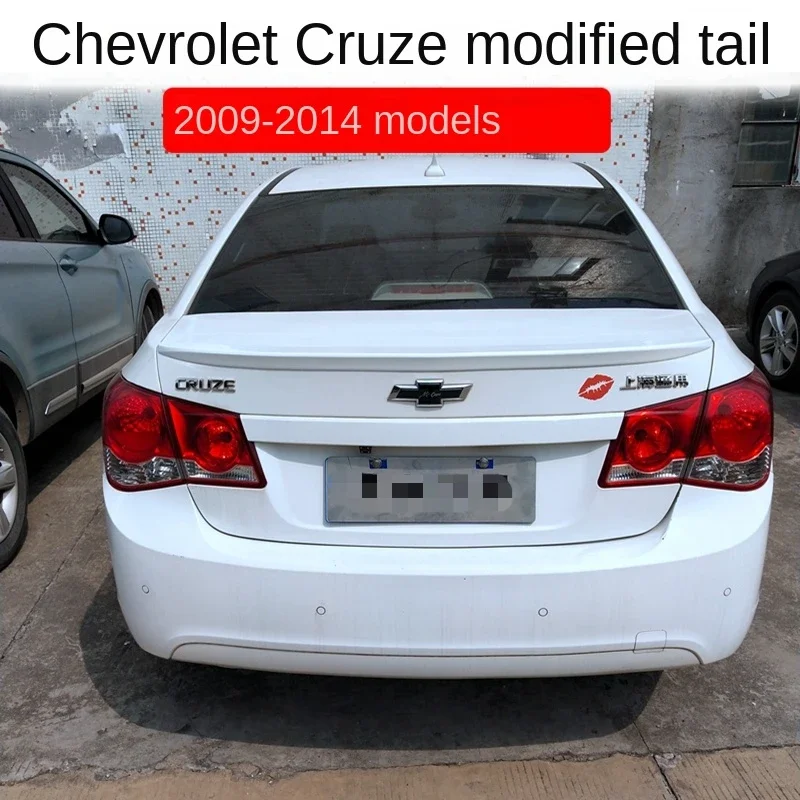 Suitable for 09-14 Chevrolet Cruze rear wing modification special non perforated decorative pressure rear wing 