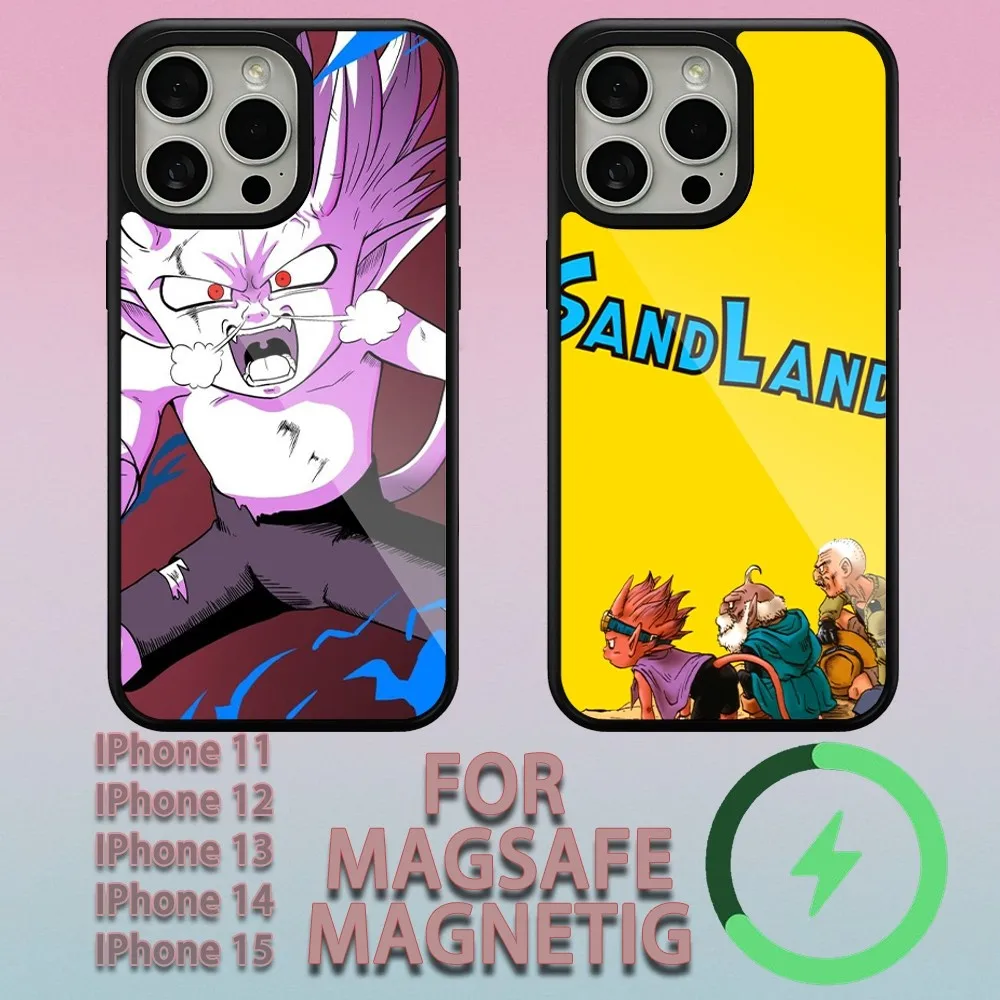 Bilibili Anime Sand Land  Phone Case For iPhone 15 14 13 12 11 Pro Max Plus Magsafe Magnetic Wireless Charging Cover