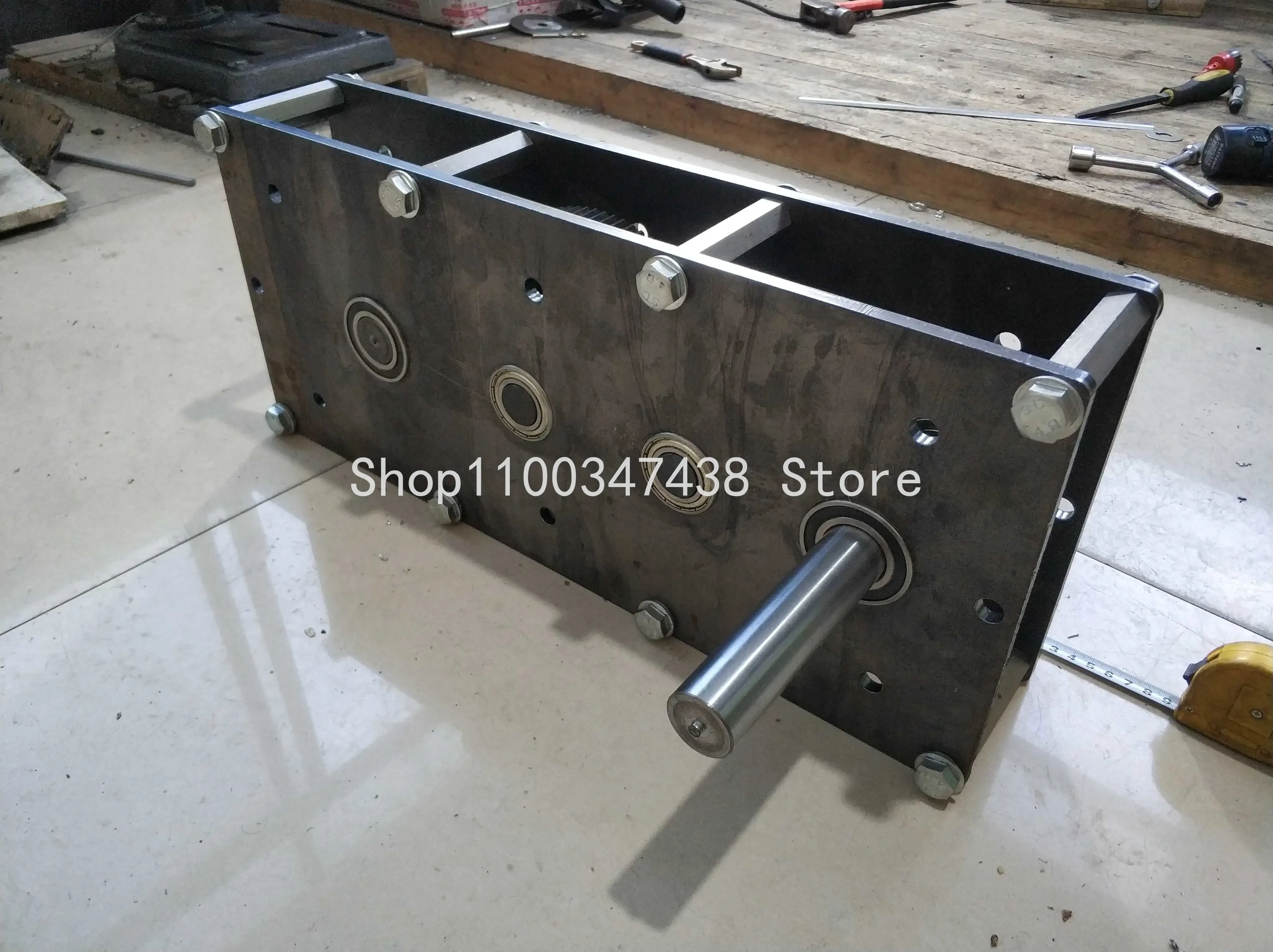 Hydraulic hand wind box foot increasing gear transmission metal 20KW power generator gearbox ratio 1 :: 65