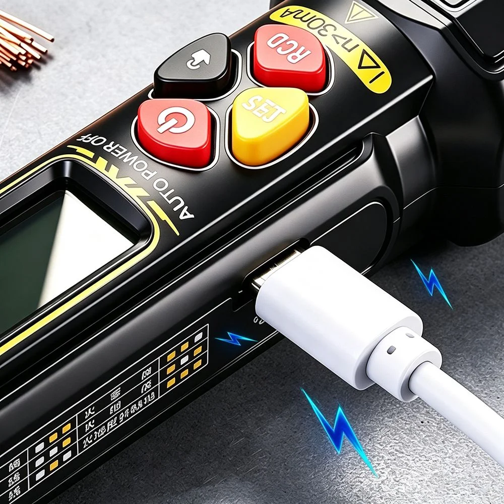 High-Precision Voltage Tester Pen Cross-head Flathead Non Contact Digital Voltage Tester 0-600V Multi-functional