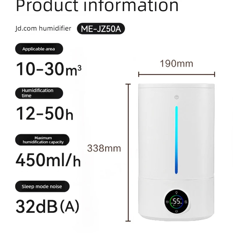 10L Warm Mist Humidifier 42°C Gentle Vapor Heat UV Water Care Up to 60h Runtime Quiet Large Tank Bedroom Office Home 가습기