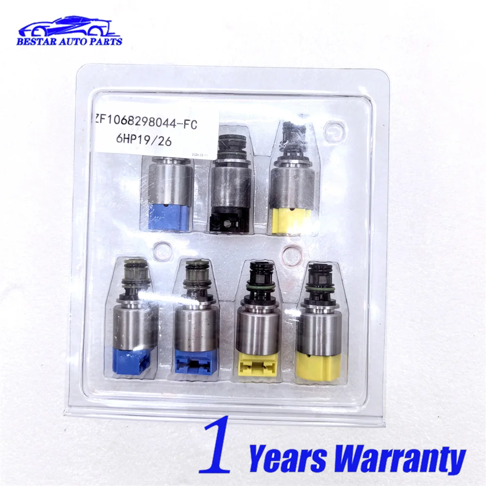 6HP26 6HP19 Solenoid Kit Solenoid Valve Solenoids 1068298044 for BMW 128i X5 X4 and Audi S4-S8 A4