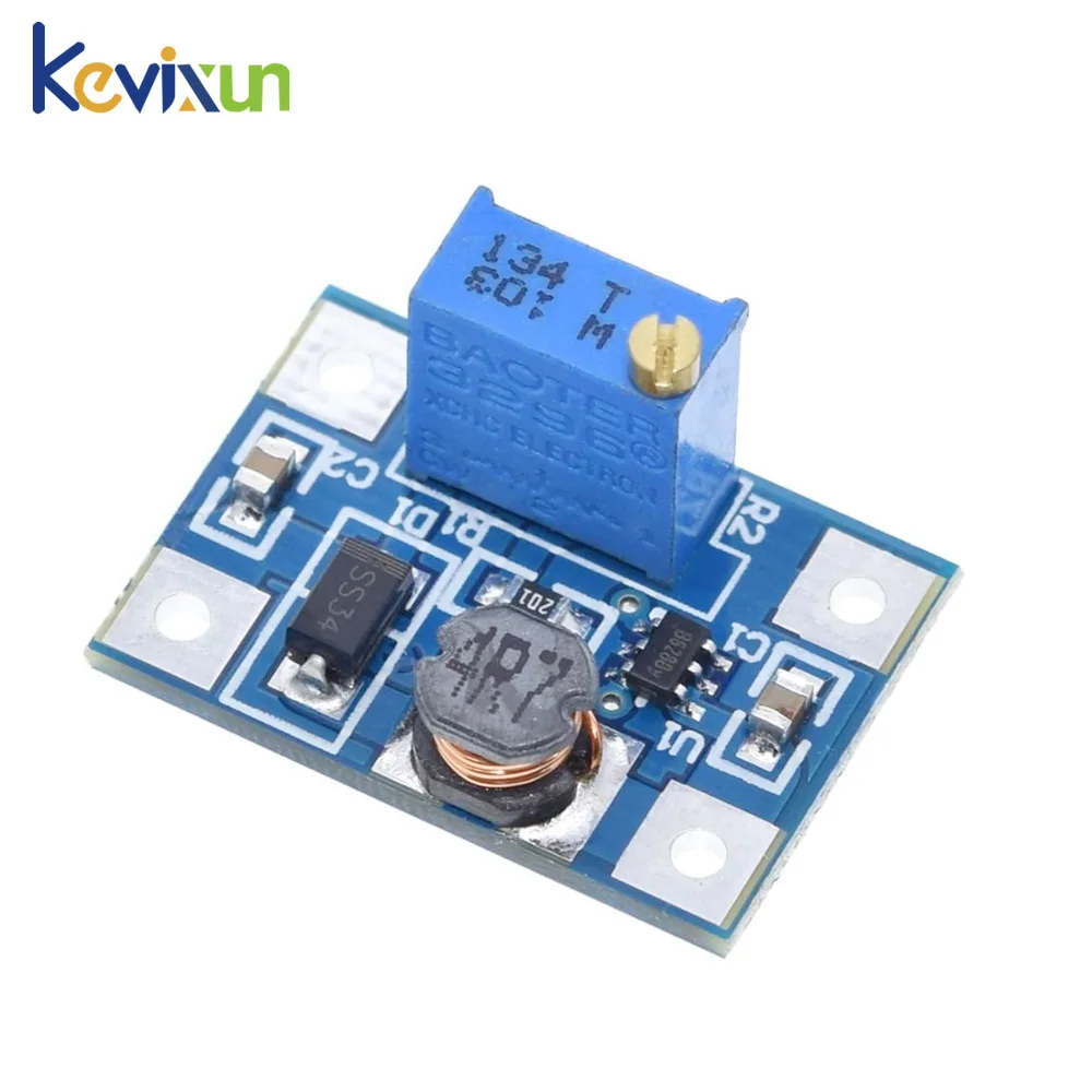 10pcs DC-DC SX1308 Step-UP Adjustable Power Supply Module DC DC Step Up Boost Converter Adjust Power Supply 2-24V to 2-28V 2A