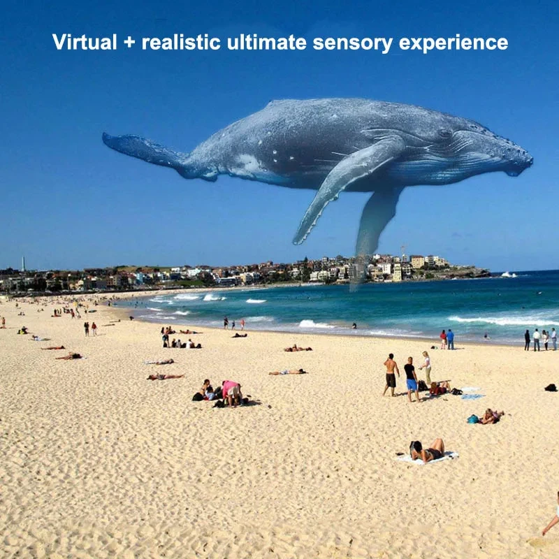 AR Box Holographic Effects Augmented Reality Glasses Smart Helmet 3D Virtual Reality with Control Handle Virtual Reality