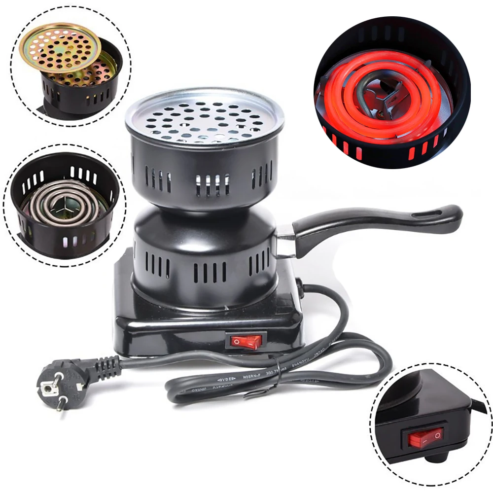 Multipurpose Electric Charcoal Burner Heater 600W 220V Shisha Hookah Heating BBQ Party Tool Electric Stove Charcoal Burner