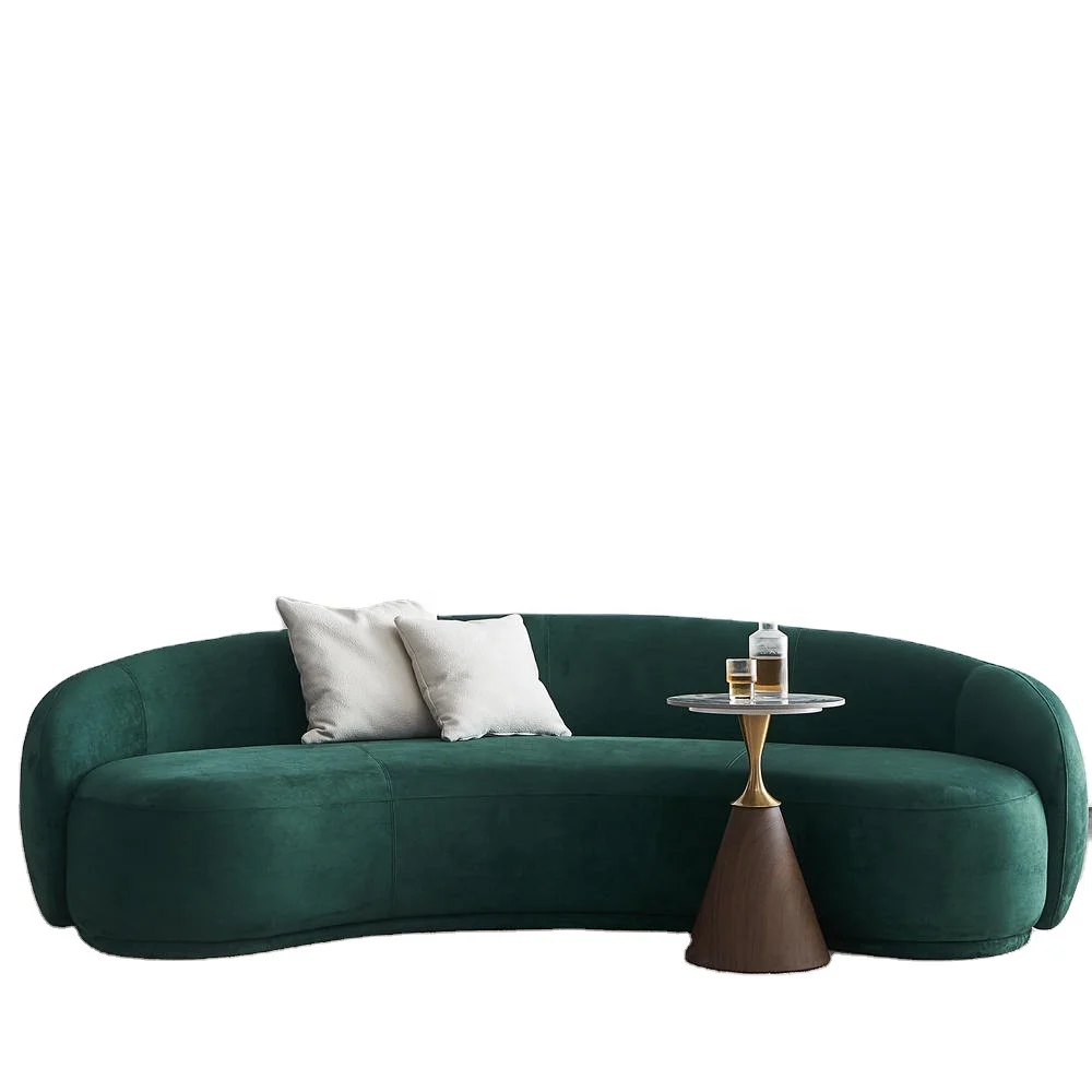 Arc Contemporary Sofa Set for Living Room Modern and Luxury Style Italian Minimalist Technology Fabric Special-shaped Sofas