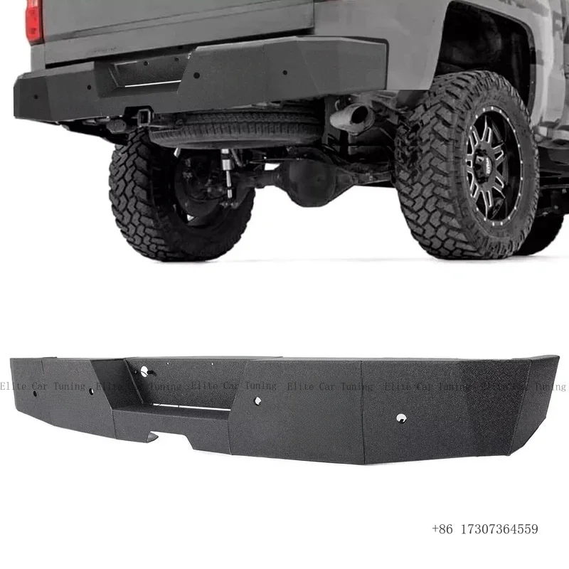 

Heavy-Duty Rear Bumper W/ Sensor Hole for 1500 2007-2018