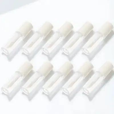 10 tubi vuoti per smalti per labbra, contenitori per rossetti fai da te alla moda, piccoli supporti per lucidalabbra a prova di perdite per campioni di trucco e condivisione