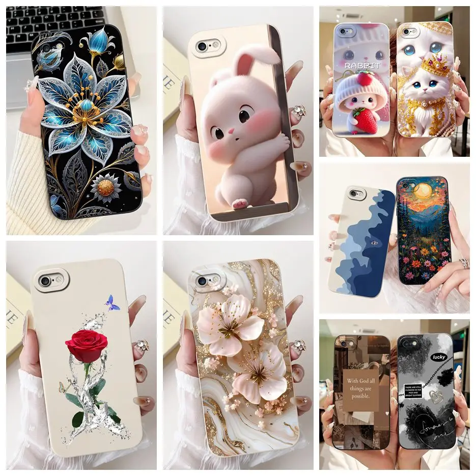 Para Apple iPhone 6 6S Plus funda de moda cubierta pintada de caramelo a prueba de golpes funda de teléfono para iPhone 6S Plus iPhone6 S suave Fundas Coque