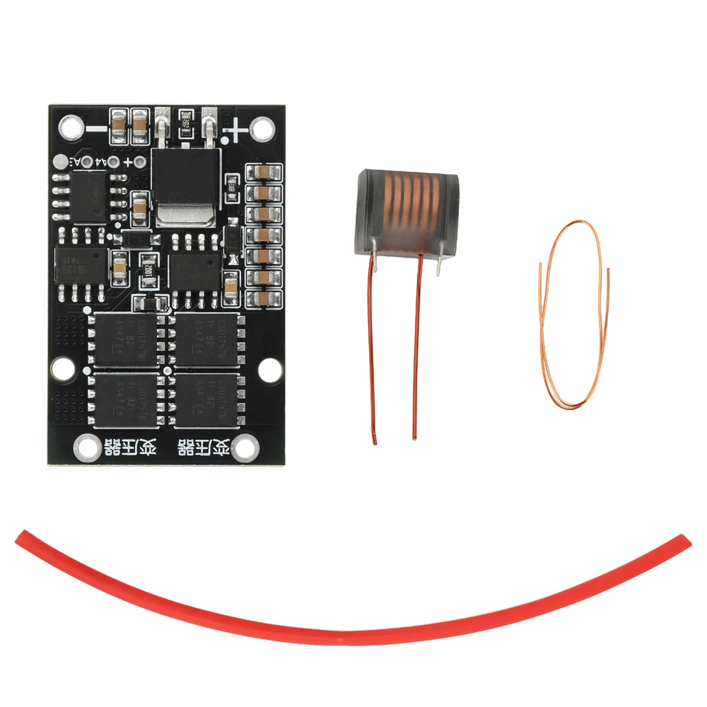 

DC 6-15V to AC 10kV-25kV Driver Board Arc Igniter High Voltage Module Transformer Lighter 20kV Variable Frequency AC 70W