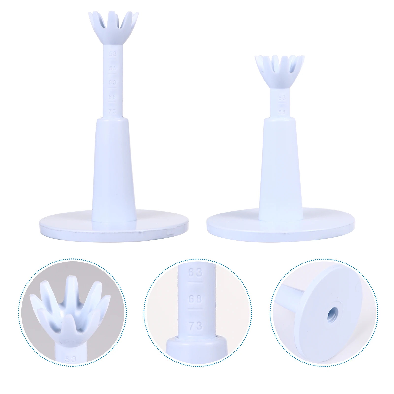 

2Pcs Golf Height Adjustable Lightweight Durable Golfs Tees Ball Racks Holder Accessories Supplies Outdoor TShirt Storage