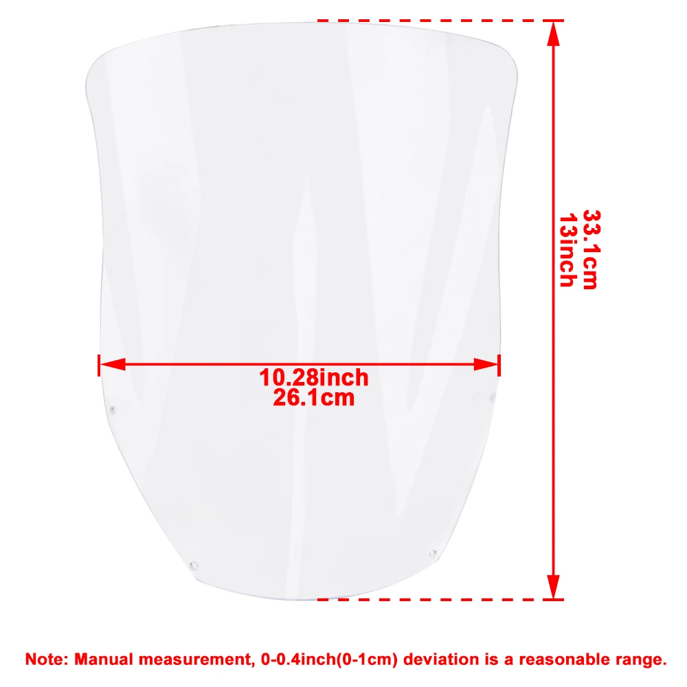 Windscreen Protector For Honda CRF150L/250L/450L/450RL XR650L YAMAHA WR250X TW200 Motorcycle Wind Screen Deflectors Windshield