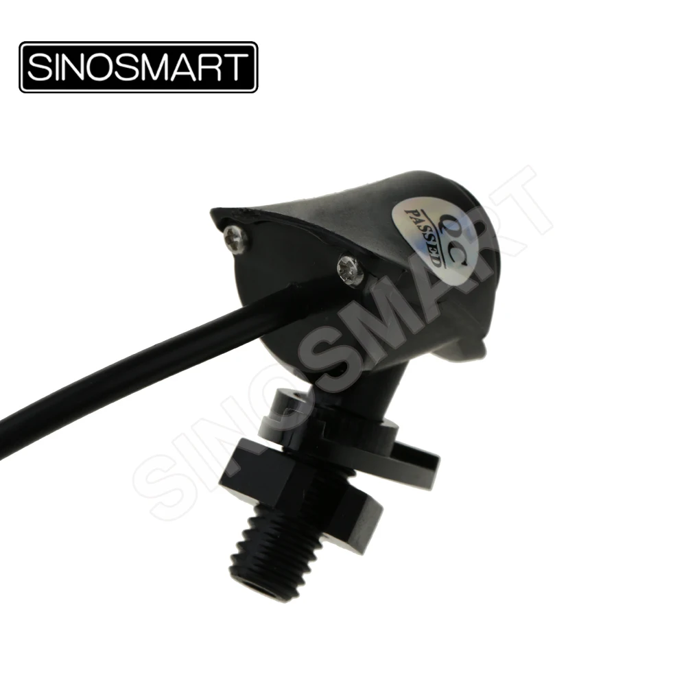 SINOSMART Front View CVBS Camera for Toyota RAV4 Prado Camry EZ Highlander Corolla Auris Logo, Waterproof, OEM Android Screens