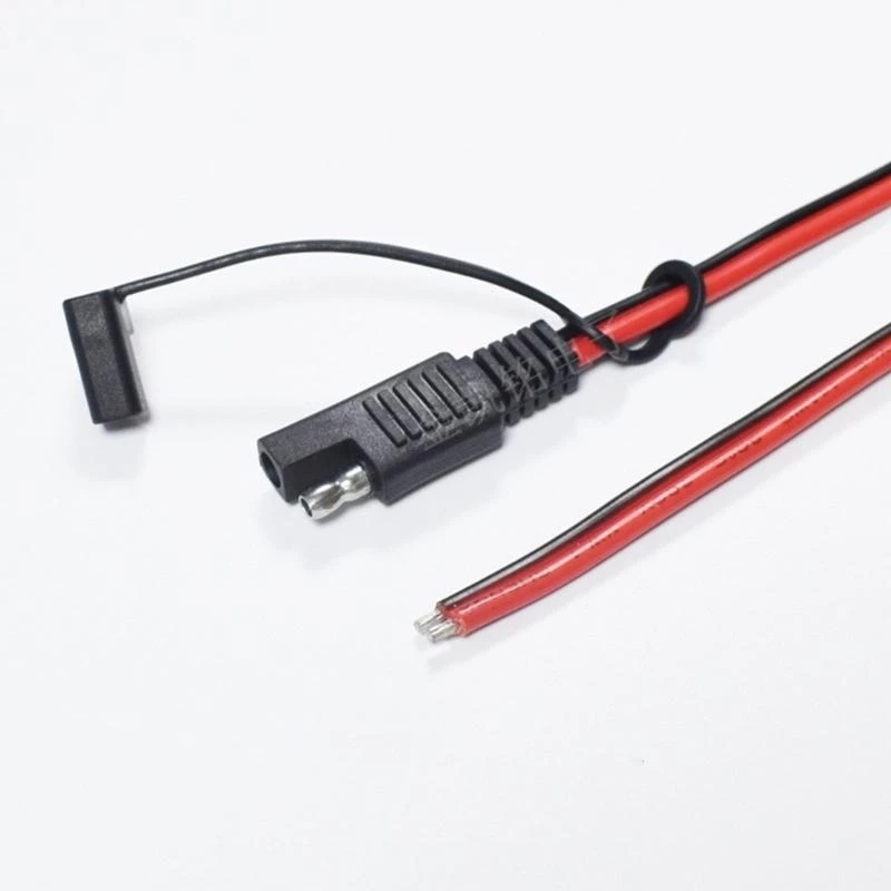 G8TA 18AWG SAE Quick-disconnect Power Automotive Extension Cable with Dust Cover Cap for Photovoltaic Solar Panel Battry