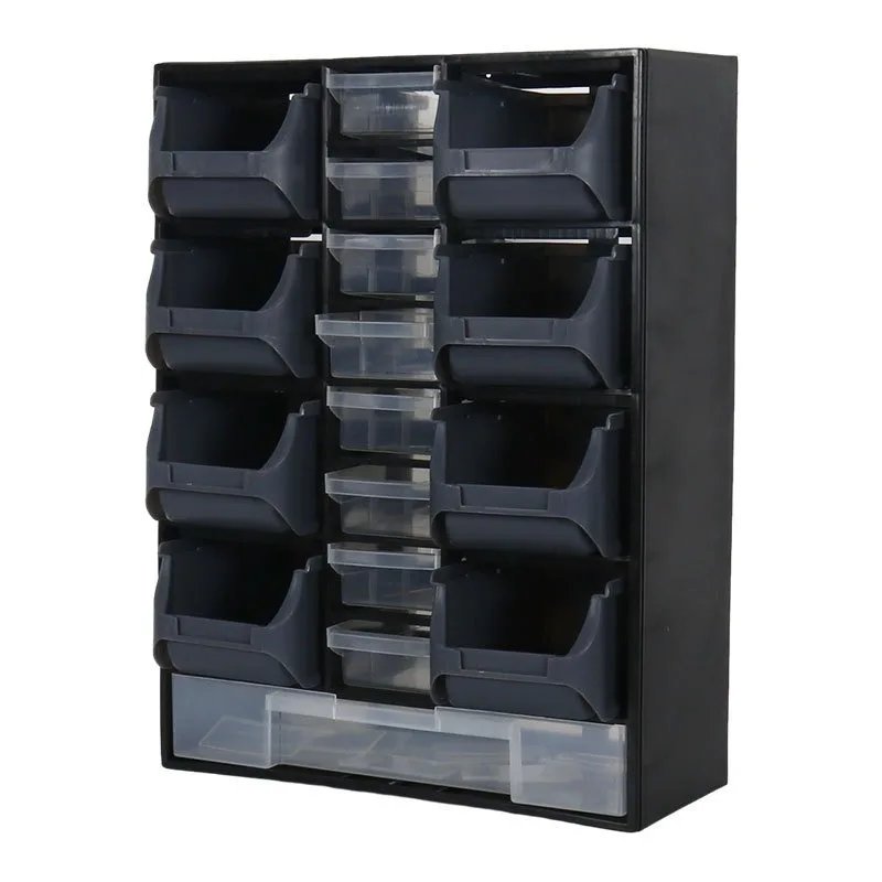 

1pc Waterproof Plastic Electronic Parts Storage Organizer with Drawers - Multi-Combination Sorting Box for Small Components