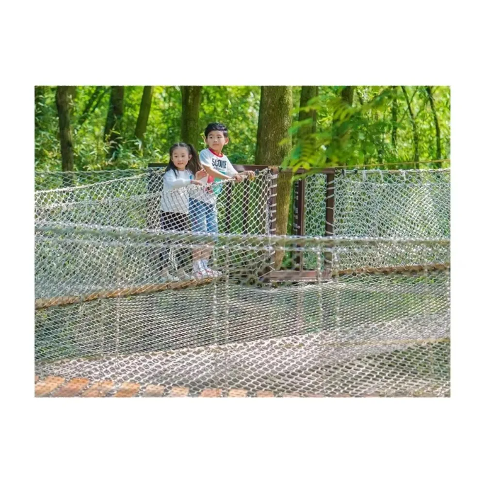 

Заводская подвесная сетчатая мостовая веревка для использования в торговом центре