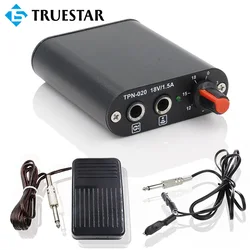 Mini Tattoo Power Supply Kit With Tattoo Machine Foot Pedal Switch Tattoo Source Controller With Plug For Machine Pen Body Art