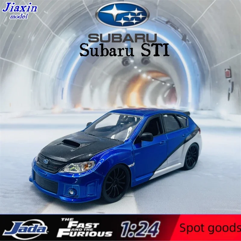 

Jada 1:24 alloy model Fast & Furious series Subaru Impreza WRX STIB display