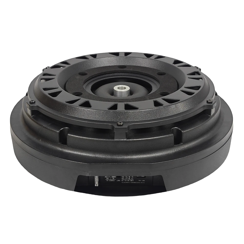 Podofo 12-Zoll Slim Powered Subwoofer-Gehäuse und Audiokabel Auto-Subwoofer passt in das Reserverad für den Austausch des Auto-Ersatzrads. – Detail 16