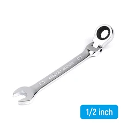 1pc 1/2 Inch Ratchet Wrench Spanner Flexible Head Universal Hand Tool Car Repair Tool