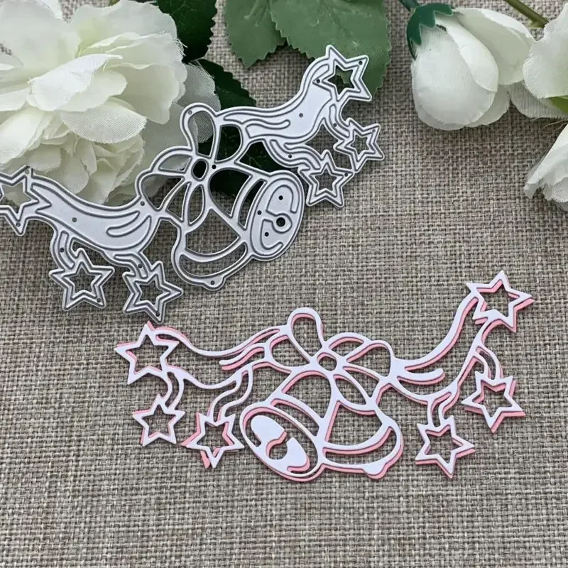 

Металлические вырубные формы-трафареты для украшений в виде колокольчиков для скрапбукинга, декоративного тиснения и рукоделия