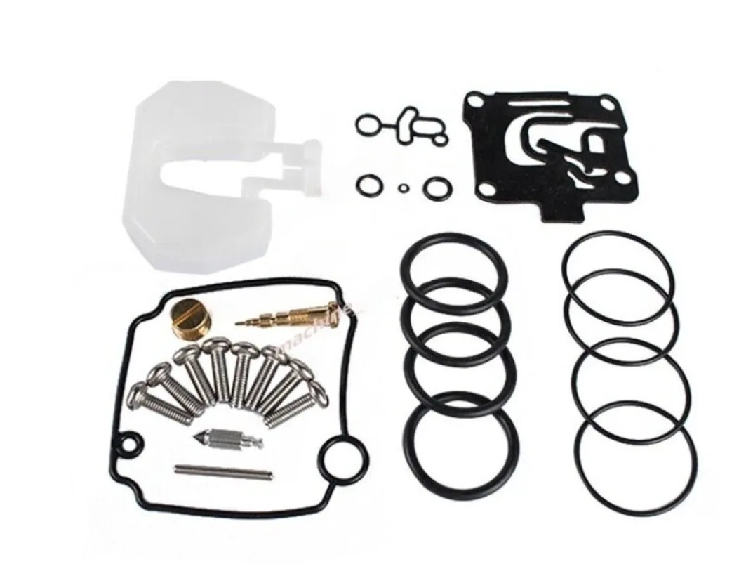 4Set For Yamaha 50 HP 4 Stroke Carburetor Kit 62Y-W0093-11-00 62Y-W0093-10-00