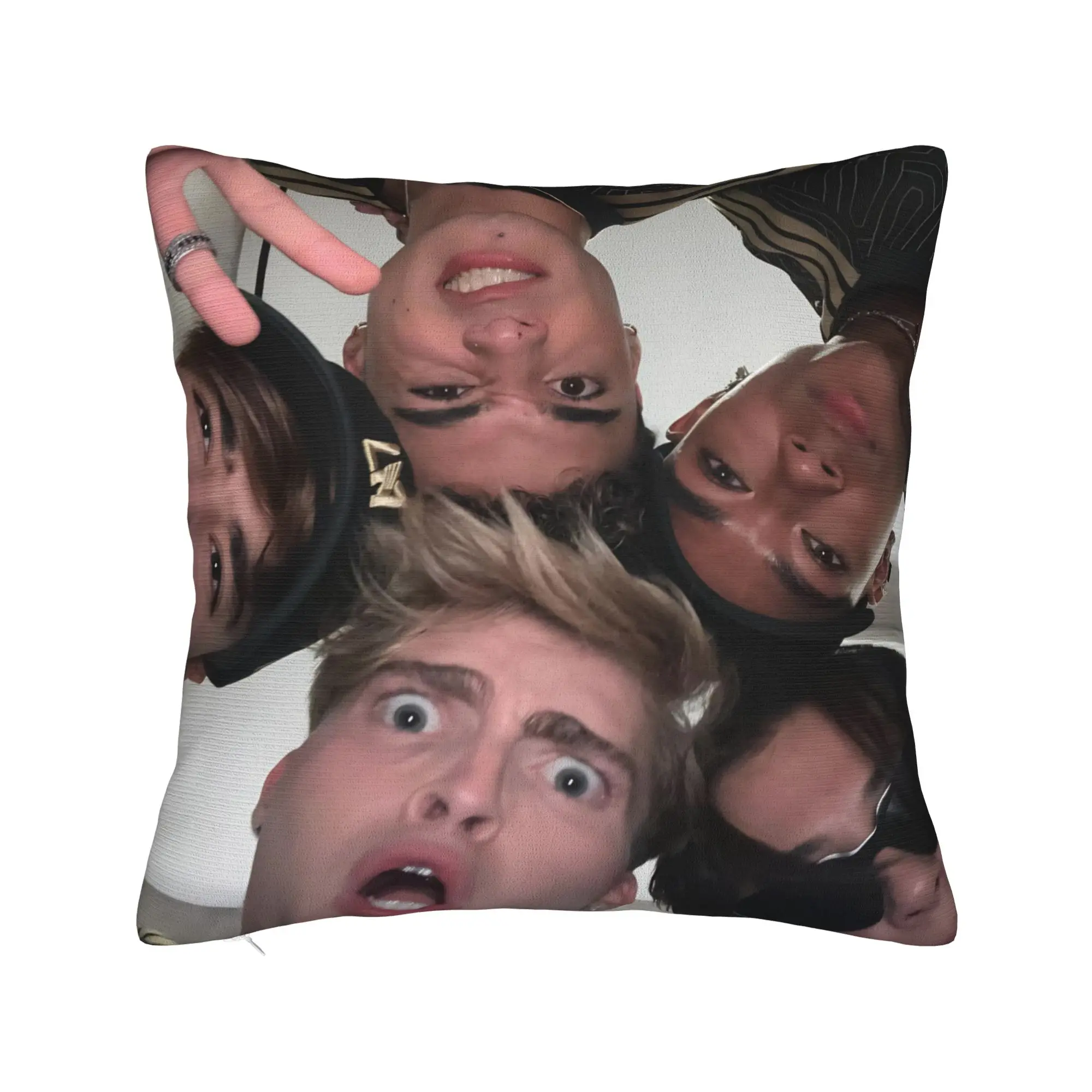 Decorative Pillowcase Band S-Santos B-Bravos  Merchandise Home  Throw Pillow Case Cover Square Style Multi Size