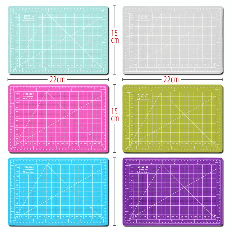 A5 Cutting Mat Self-Healing Double-Sided Eco-Friendly Durable Double-Sided Desk Mat For Crafting Sewing Quilting Art Projects