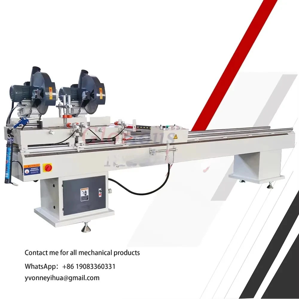 

Glorious Double End Miter Saw Cutting Machine Aluminum Double Head for Door & Window Engine Core for Manufacturing Plant