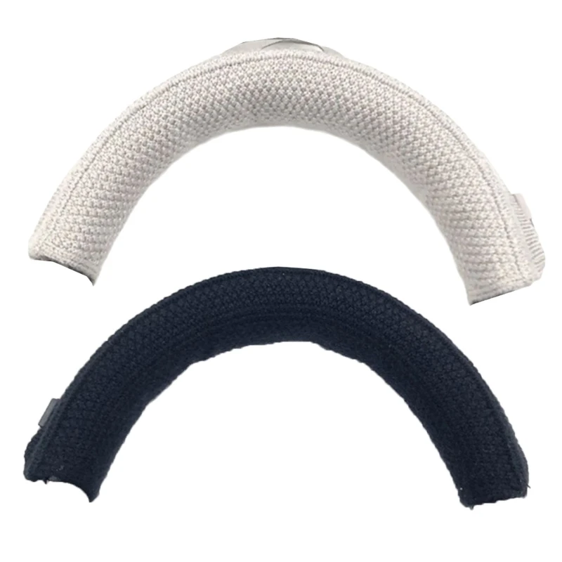 Q6PA Breathable Knitting Cloth Headband Pad Cover Washable Headbeam Cushion Sleeve for S Mix Revolver S Headphone Comfort